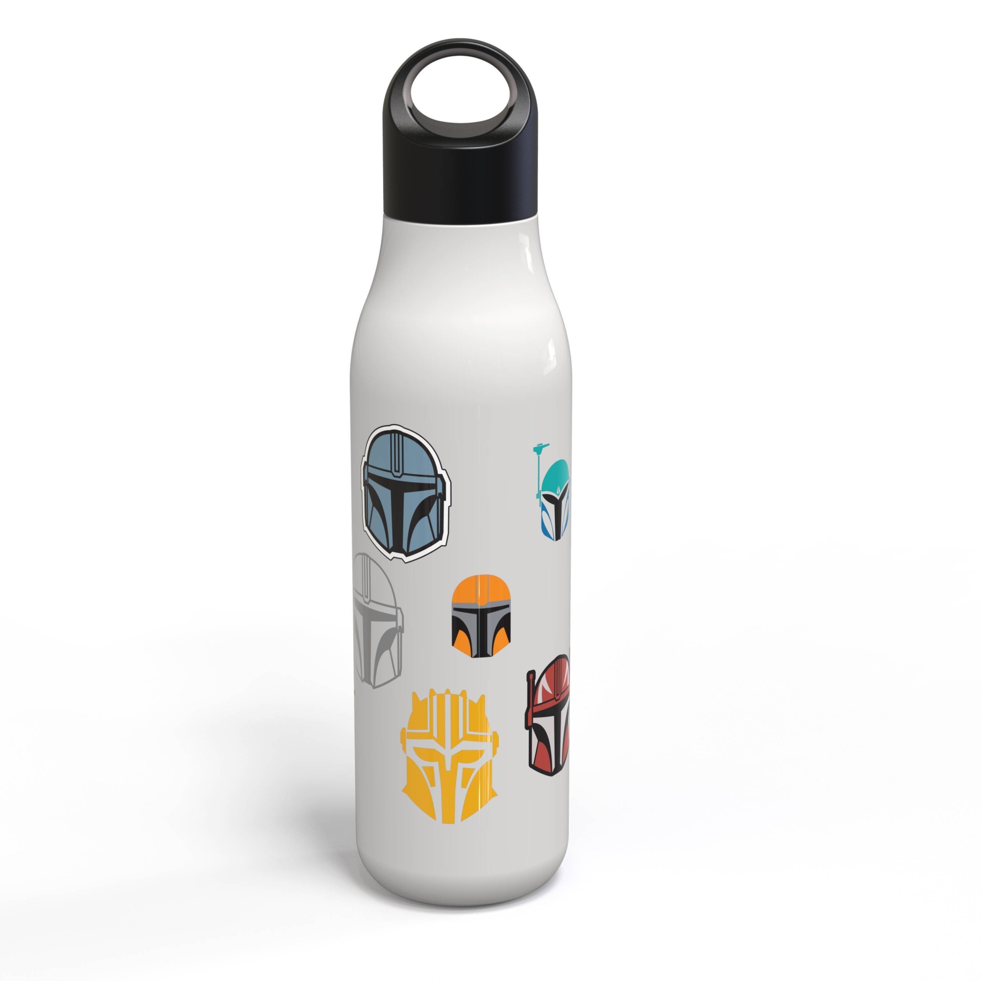 slide 1 of 4, Star Wars Stainless Steel Mandalorian Chug Bottle - Zak Designs, 22 oz