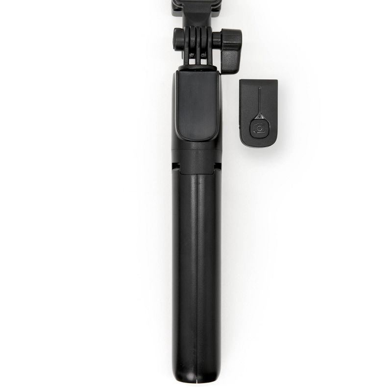 slide 4 of 6, ReTrak Tripod Selfie Stick with LED Ring Light - Black, 1 ct