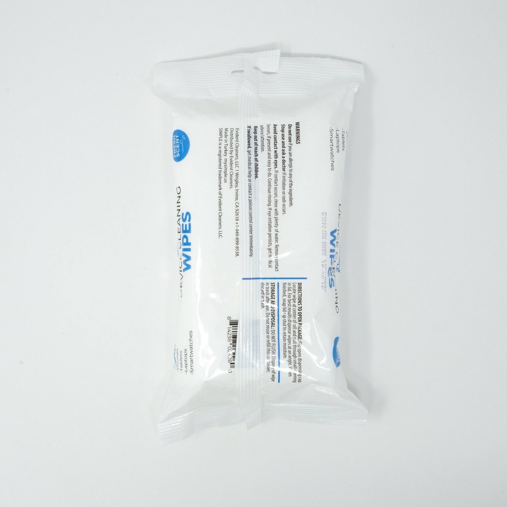 slide 3 of 3, Simple Device Sanitizing Wipes (Resealable Pouch), 50 ct