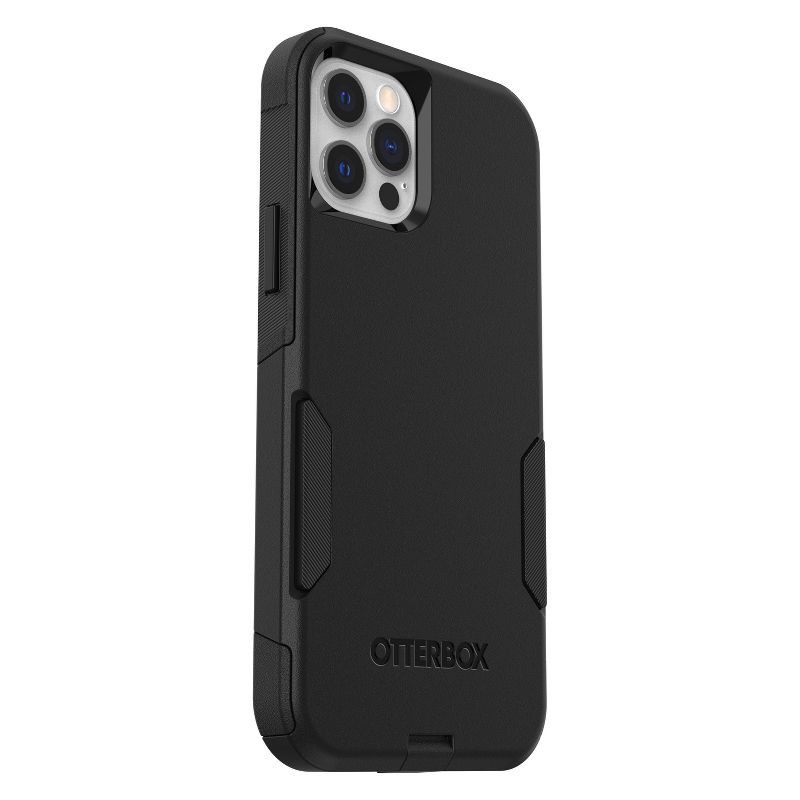 slide 2 of 7, OtterBox Apple iPhone 12/iPhone 12 Pro Commuter Series - Black: Bump-Resistant Cover, 1 ct