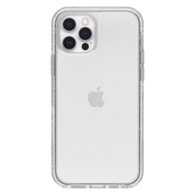 slide 1 of 6, OtterBox Apple iPhone 12/iPhone 12 Pro Symmetry Series Case - Stardust: Clear, Bump-Resistant, 1 ct