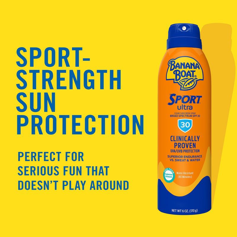 slide 3 of 7, Banana Boat Ultra Sport Sunscreen Spray - SPF 30 - 1.8oz, 30 ct; 1.8 oz