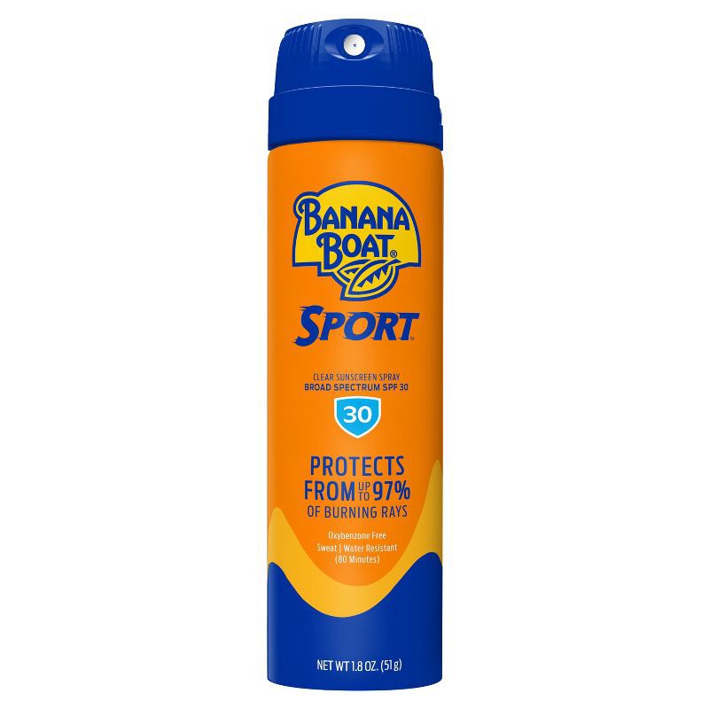 slide 1 of 7, Banana Boat Ultra Sport Sunscreen Spray - SPF 30 - 1.8oz: Whole Body, Scented, Sport Sunscreen, Avobenzone, 30 ct; 1.8 oz