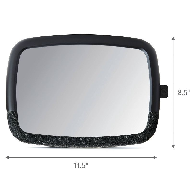 slide 7 of 10, Munchkin Brica 360° Pivot Baby In-Sight Adjustable Car Mirror - Black, 1 ct