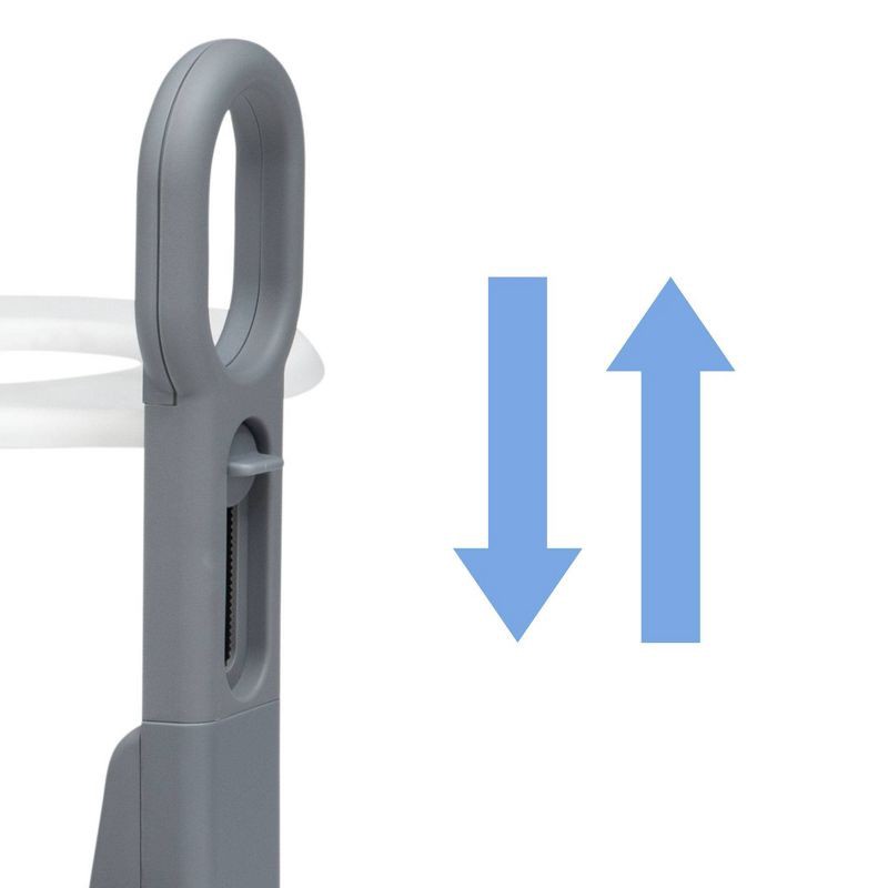 slide 10 of 11, Delta Children Little Jon-EE Adjustable Potty Seat and Step Stool - White/Gray, 1 ct