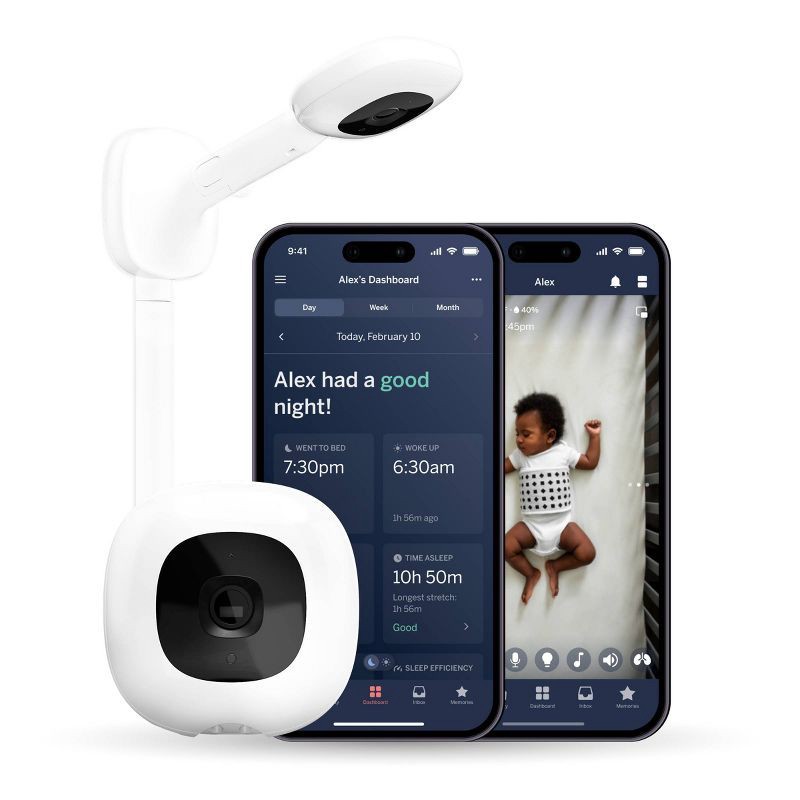 slide 1 of 9, Nanit Pro Smart Baby Monitor & Wall Mount, 1 ct