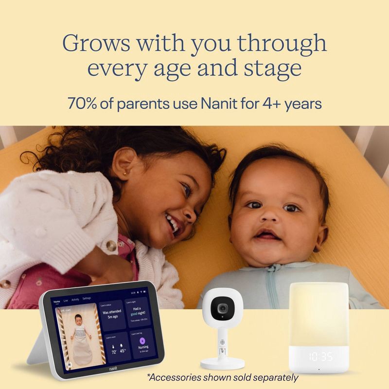 slide 9 of 13, Nanit Pro Smart Baby Monitor & Wall Mount, 1 ct