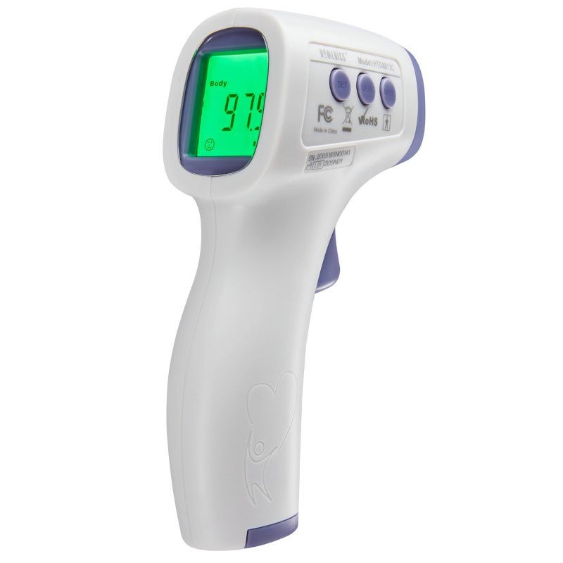 slide 4 of 6, HoMedics No Contact Infrared Digital Thermometer for Body, Food, Liquid, and Room, 1 ct