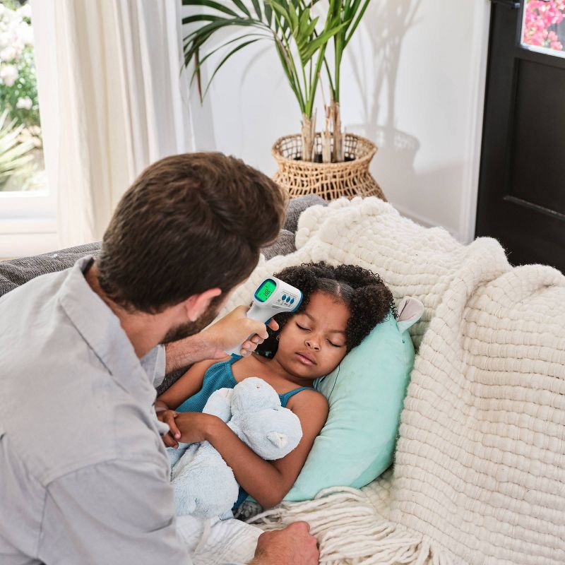 slide 6 of 6, HoMedics No Contact Infrared Digital Thermometer for Body, Food, Liquid, and Room, 1 ct