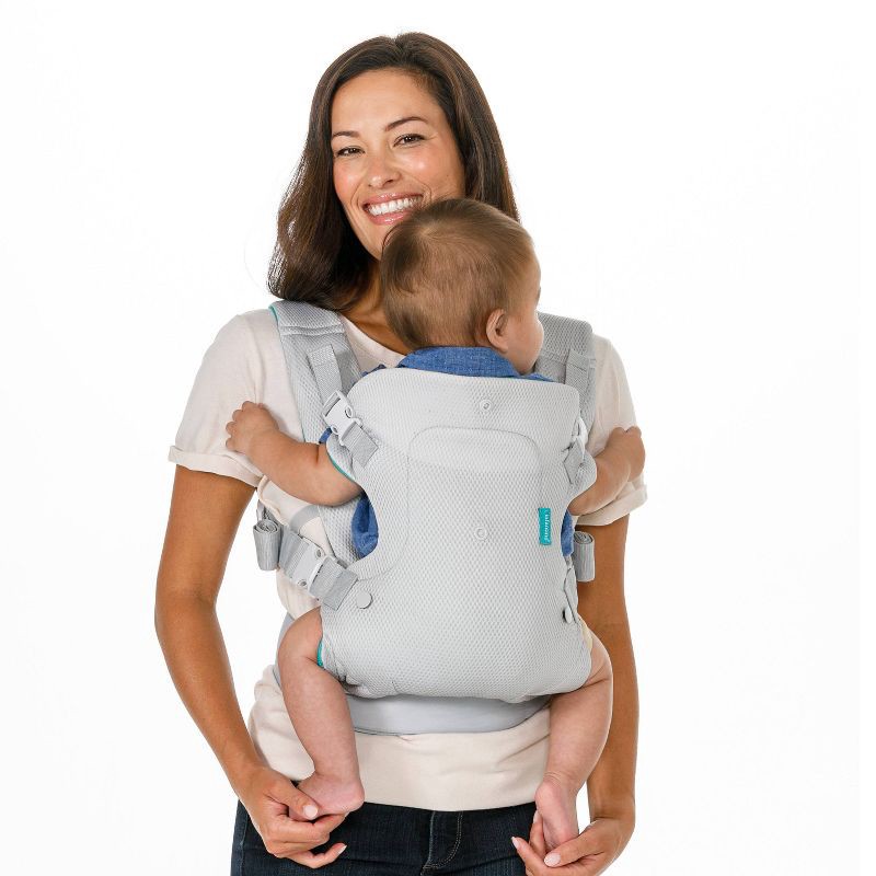 slide 3 of 11, Infantino Flip 4-In-1 Convertible Baby Carrier - Teal, 1 ct