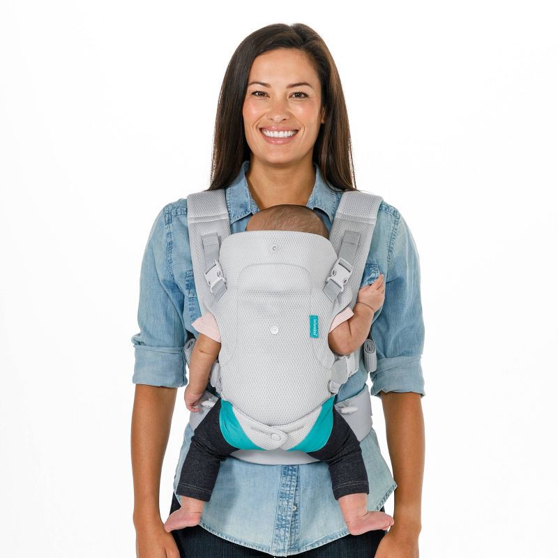 slide 5 of 11, Infantino Flip 4-In-1 Convertible Baby Carrier - Teal, 1 ct
