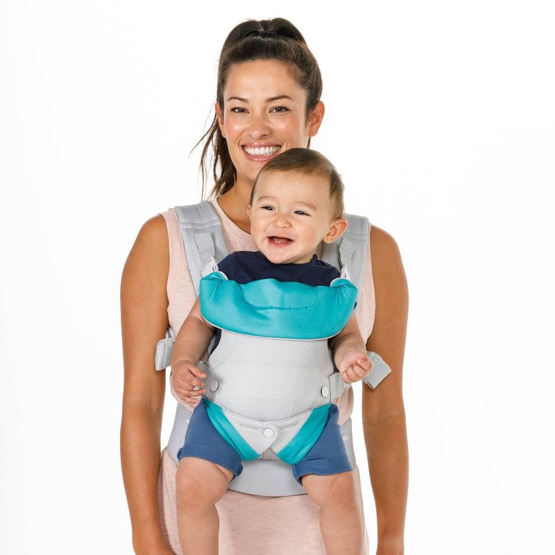 slide 7 of 11, Infantino Flip 4-In-1 Convertible Baby Carrier - Teal, 1 ct