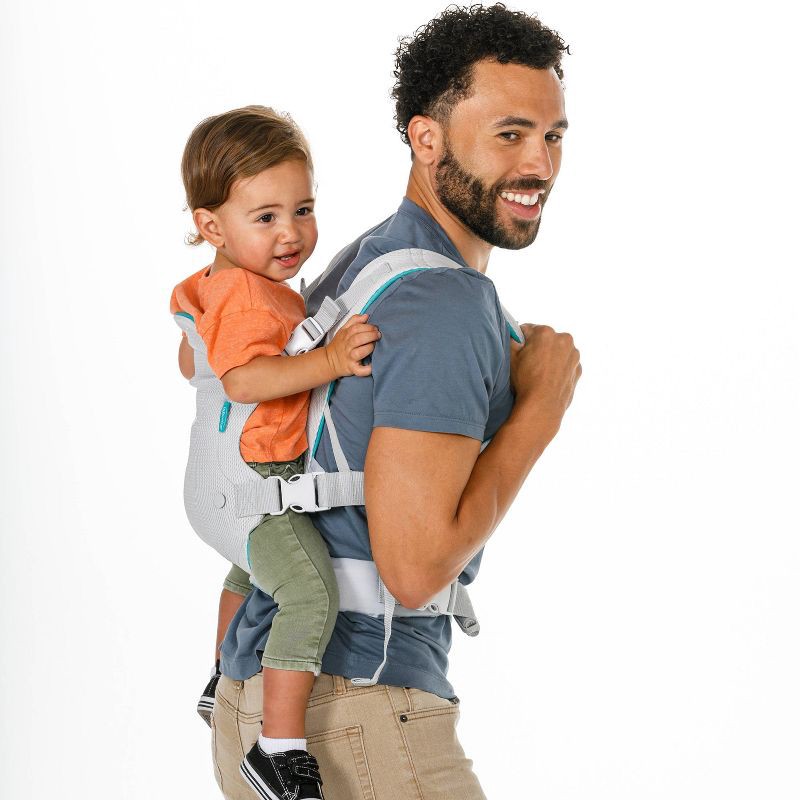 slide 9 of 11, Infantino Flip 4-In-1 Convertible Baby Carrier - Teal, 1 ct