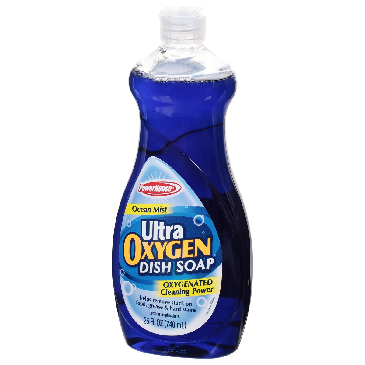 slide 12 of 14, PowerHouse Ultra Oxygen Ocean Mist Dish Soap 25 fl oz, 25 fl oz