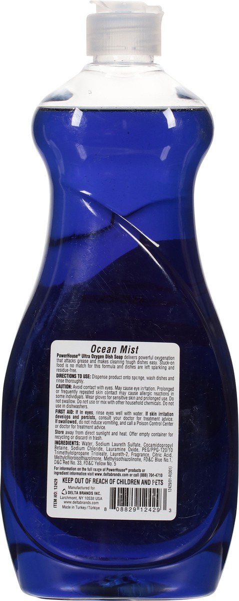 slide 5 of 14, PowerHouse Ultra Oxygen Ocean Mist Dish Soap 25 fl oz, 25 fl oz