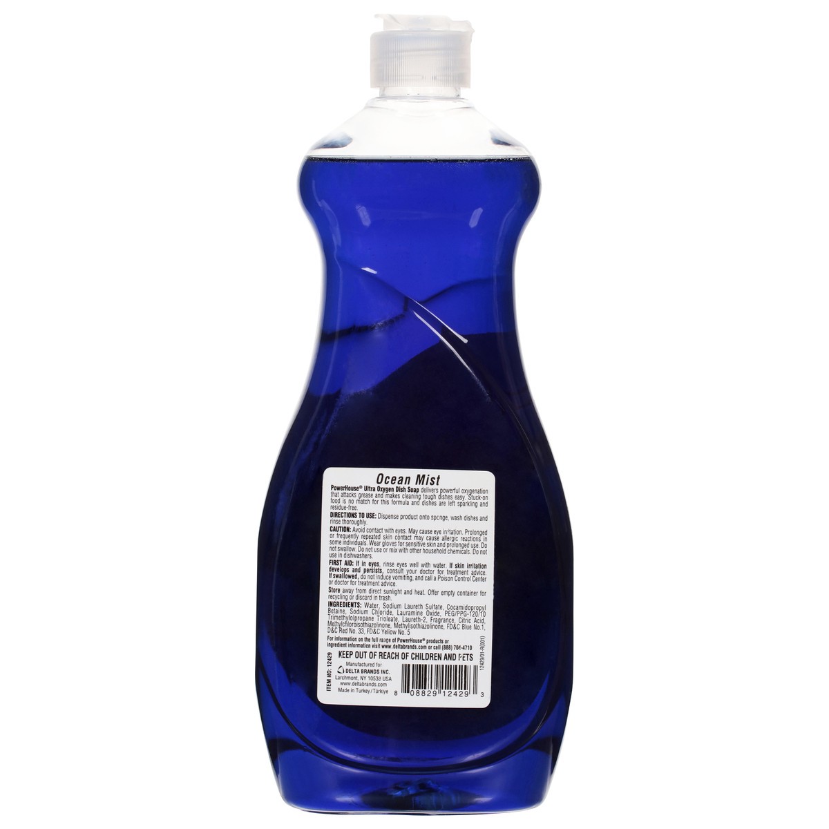 slide 7 of 14, PowerHouse Ultra Oxygen Ocean Mist Dish Soap 25 fl oz, 25 fl oz