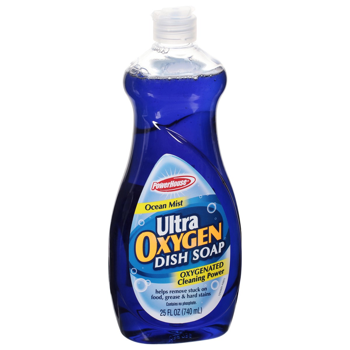 slide 8 of 14, PowerHouse Ultra Oxygen Ocean Mist Dish Soap 25 fl oz, 25 fl oz