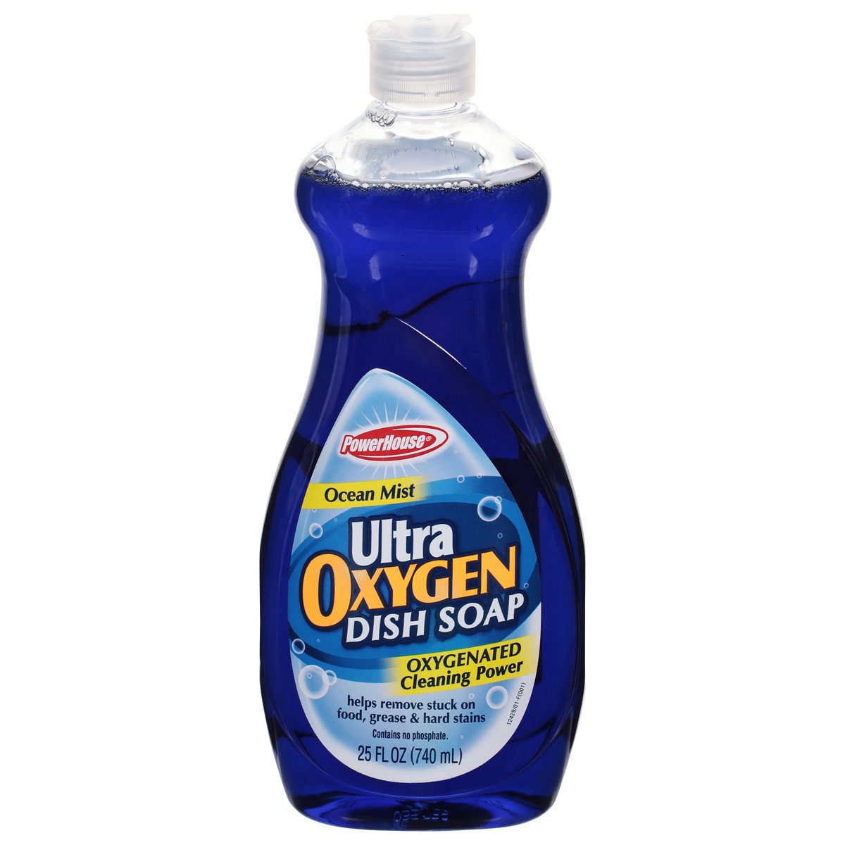 slide 6 of 14, PowerHouse Ultra Oxygen Ocean Mist Dish Soap 25 fl oz, 25 fl oz