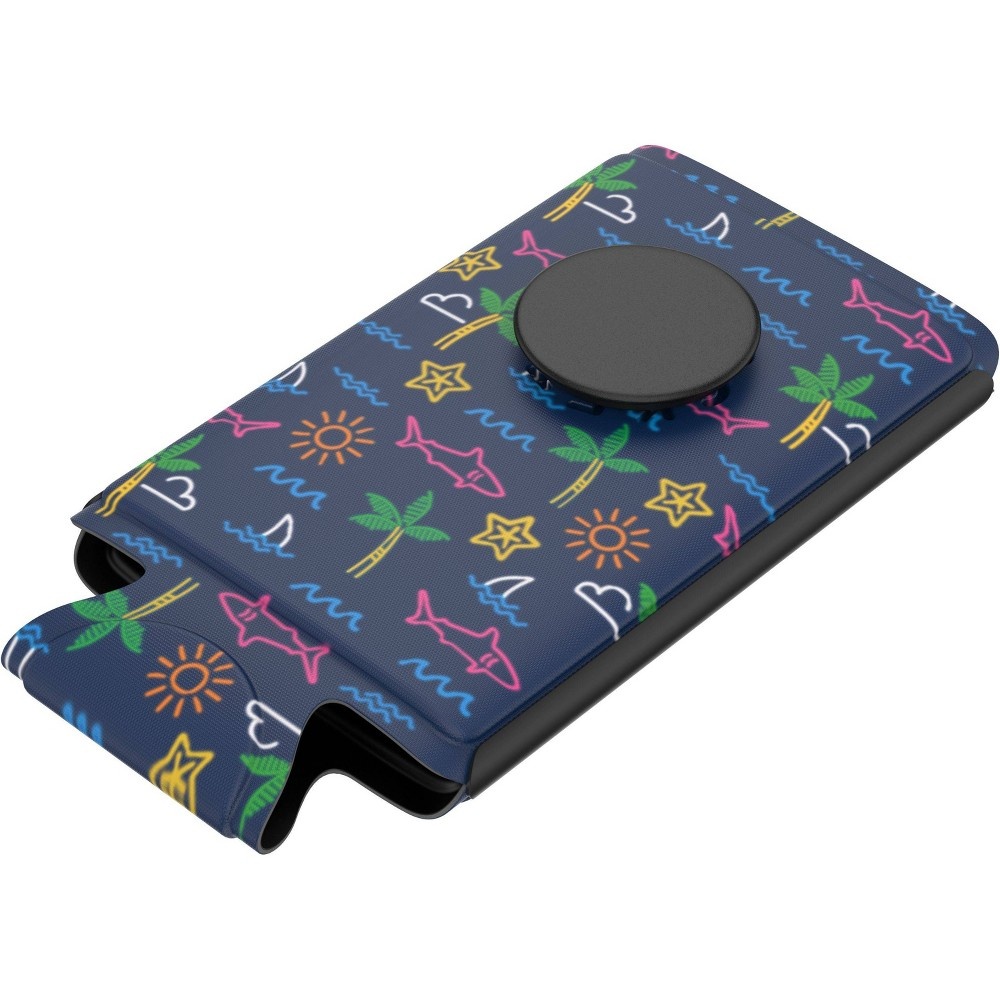 slide 6 of 6, PopSockets PopThirst Slim Can Holder - Neon Tropicali, 1 ct