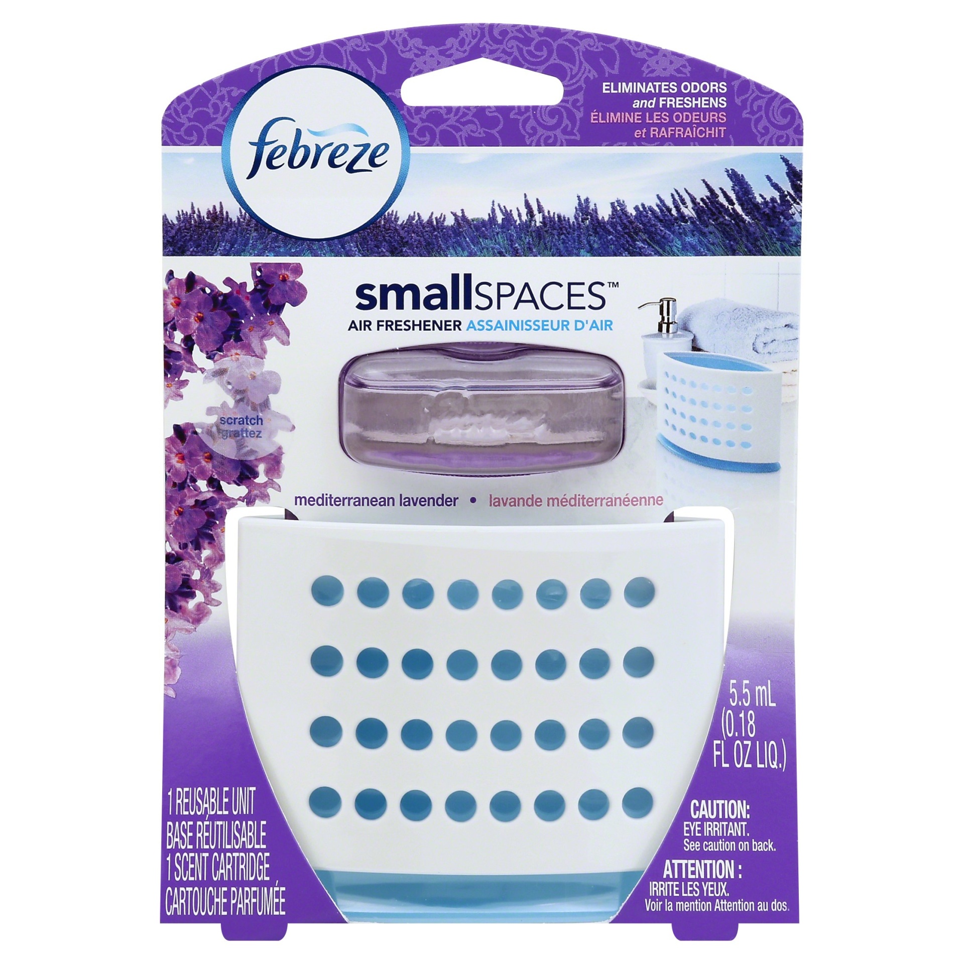 Febreze Small Spaces Air Freshener Mediterranean Lavender 5.5 ml Shipt