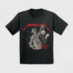 Merch Traffic Toddler Boys' Metallica Short Sleeve Graphic T-Shirt - Black 4T