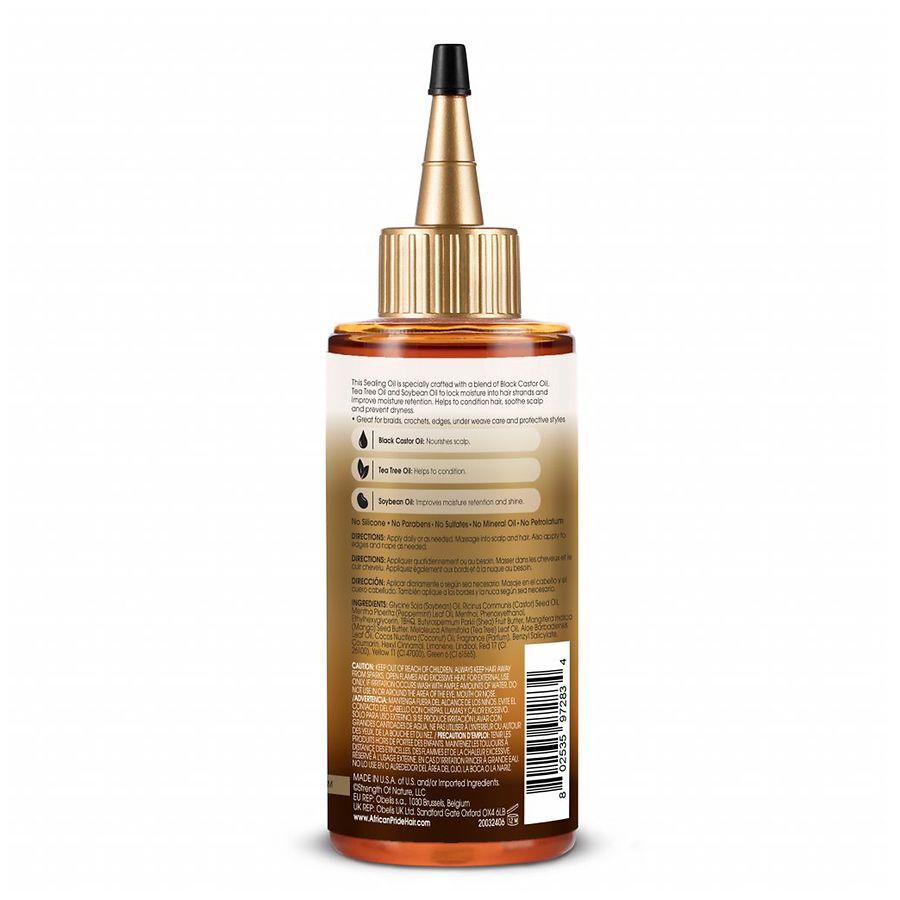 slide 2 of 2, African Pride Black Castor Miracle Sealing Oil, 6 fl oz