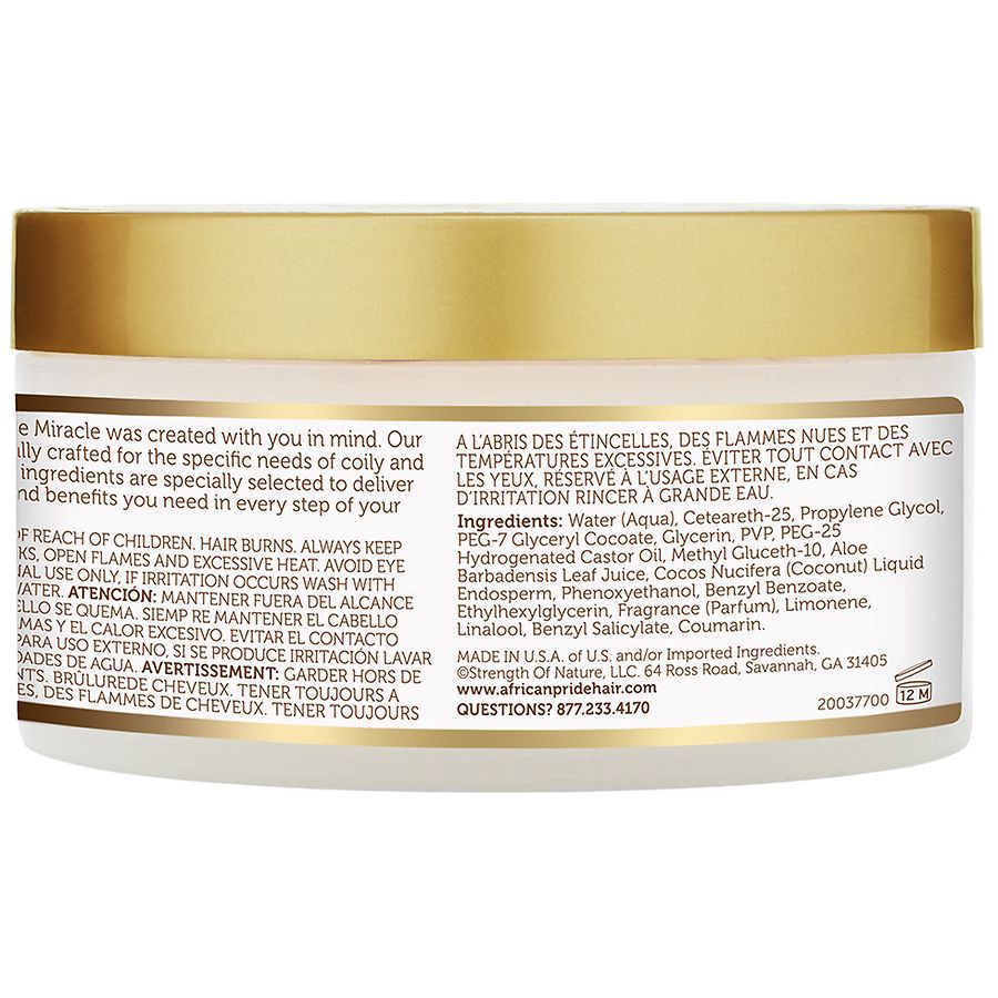 slide 3 of 3, African Pride Moisture Miracle Aloe & Coconut Water Edge Glaze, 6 ct; 6 oz