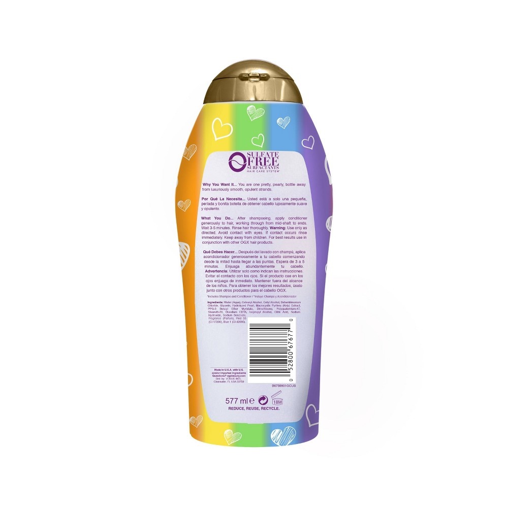 slide 2 of 3, OGX Liquid Pearl Conditioner, 19.5 fl oz