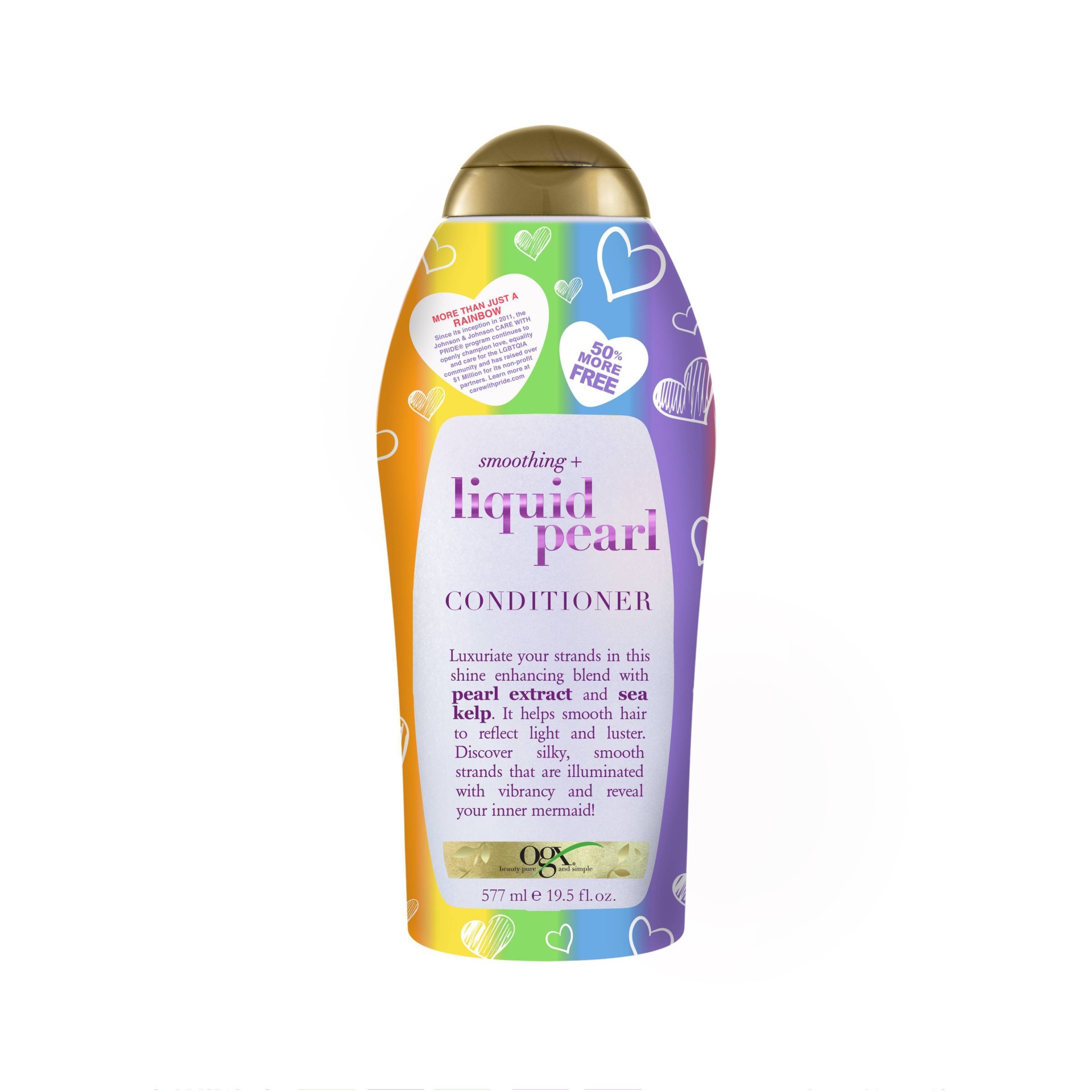 slide 1 of 3, OGX Liquid Pearl Conditioner, 19.5 fl oz