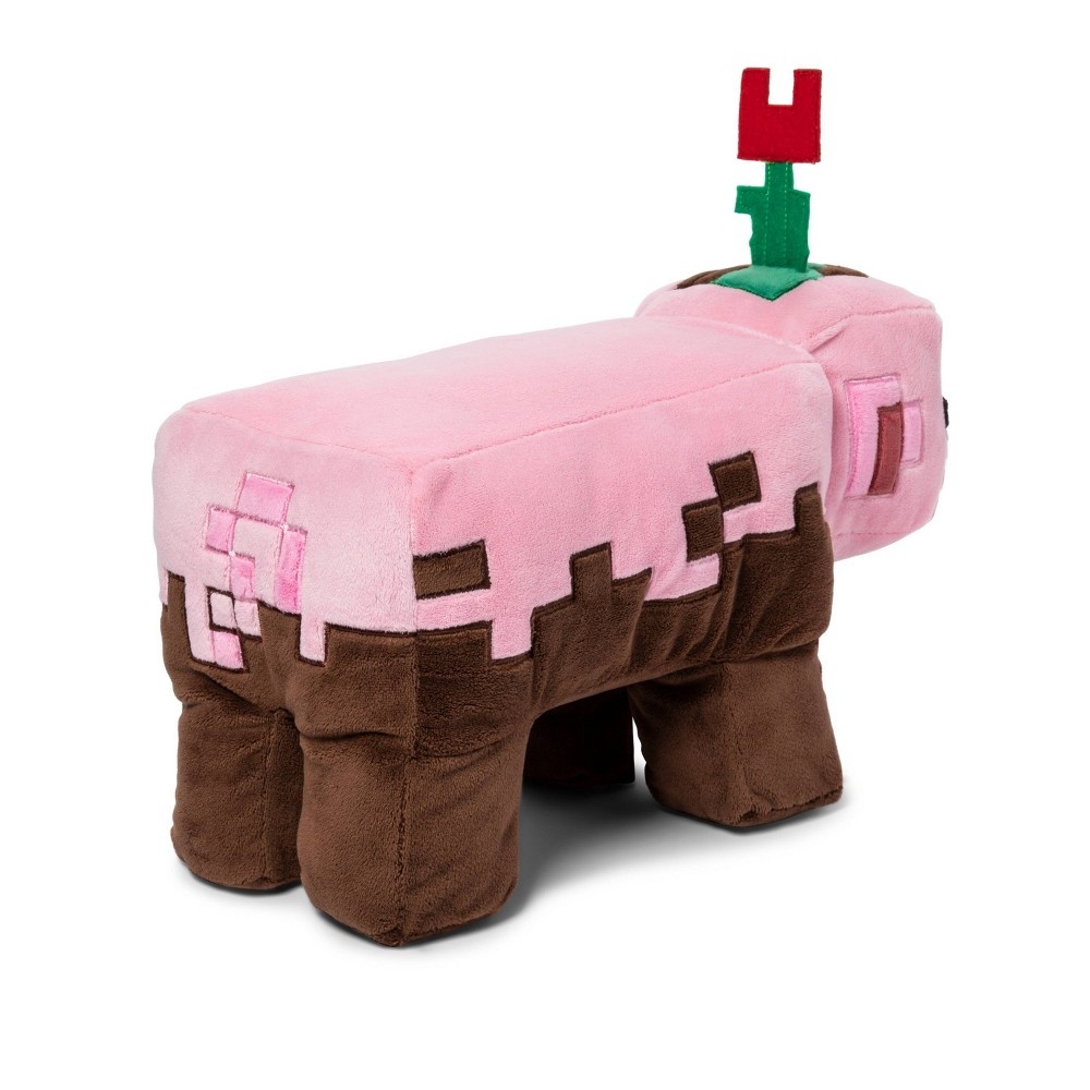 slide 2 of 2, Minecraft Muddy Pig Pillow Buddy, 1 ct