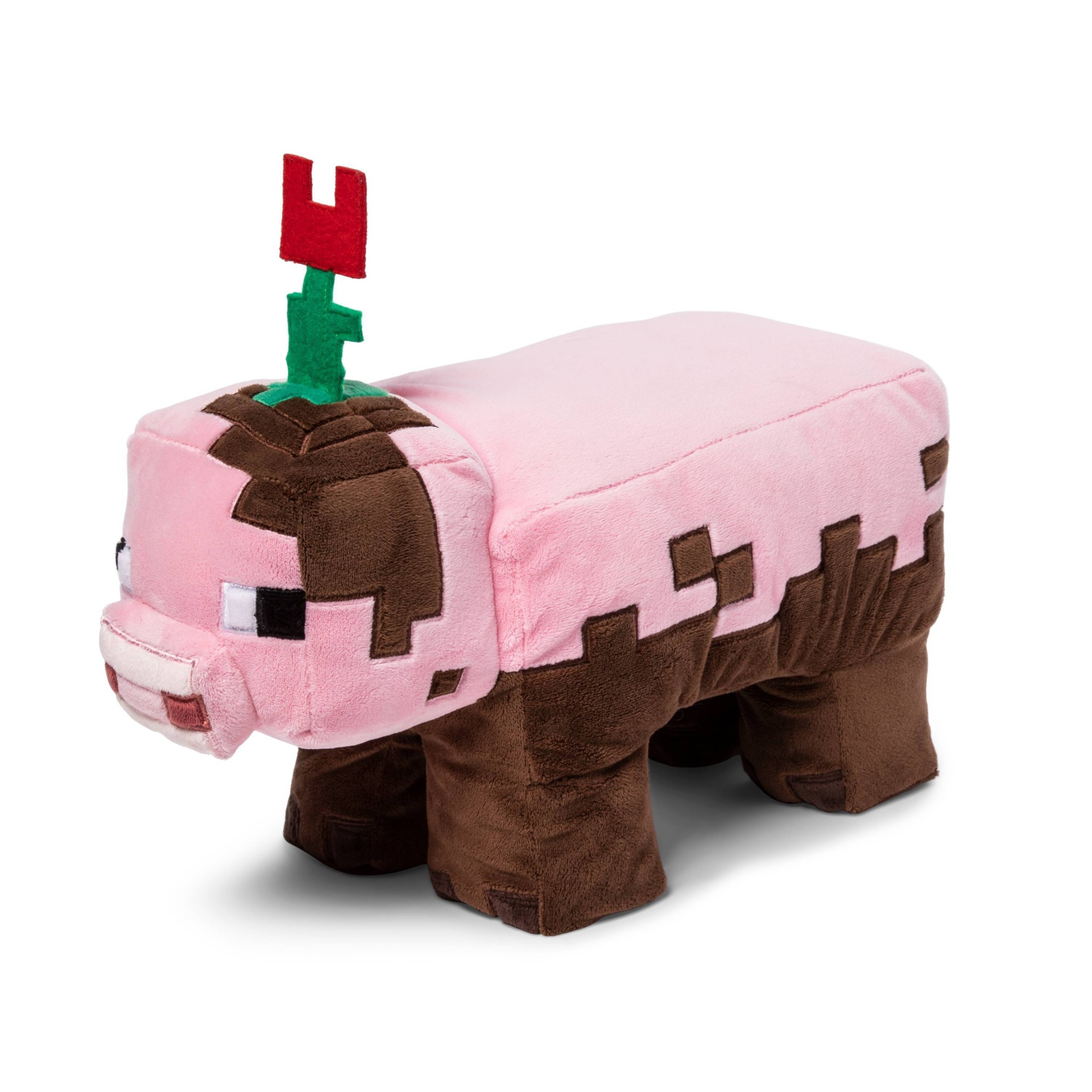 slide 1 of 2, Minecraft Muddy Pig Pillow Buddy, 1 ct