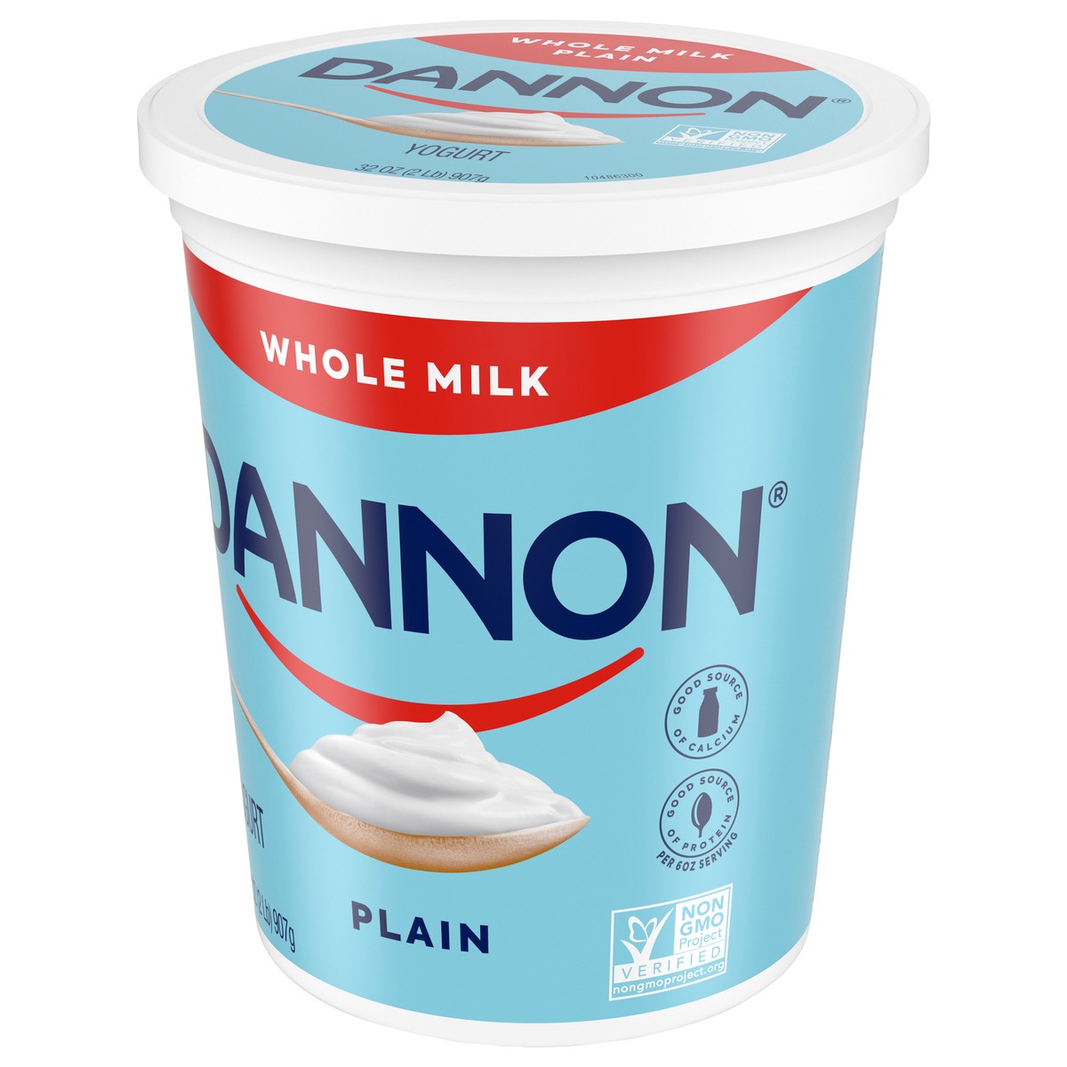 slide 9 of 9, Dannon All Natural Whole Milk Plain Yogurt, 32 oz