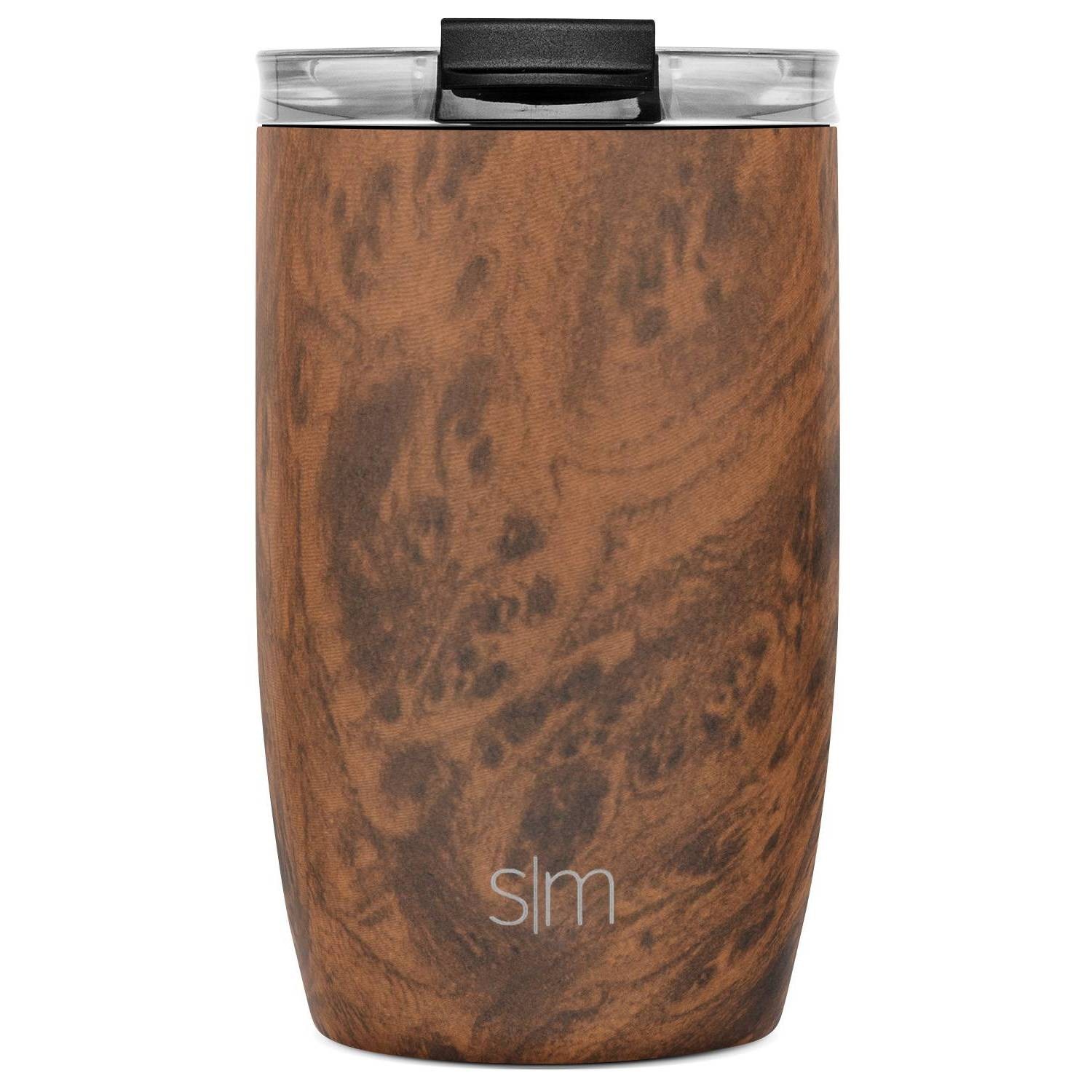 slide 1 of 4, Simple Modern Voyager Tumbler - Wood Grain, 12 oz