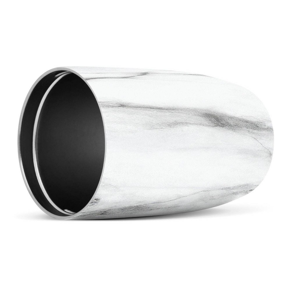 slide 2 of 4, Simple Modern Voyager Tumbler - Carrara Marble, 12 oz