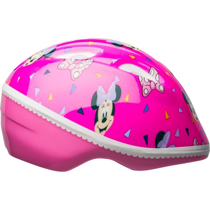 slide 3 of 7, Disney Minnie Mouse Infant Bike Helmet - Pink, 1 ct