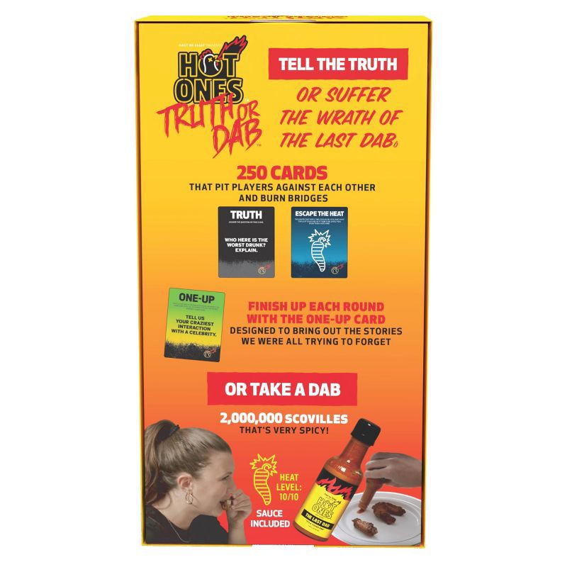 slide 2 of 5, Wilder Games Hot Ones Truth or Dab The Game, 1 ct