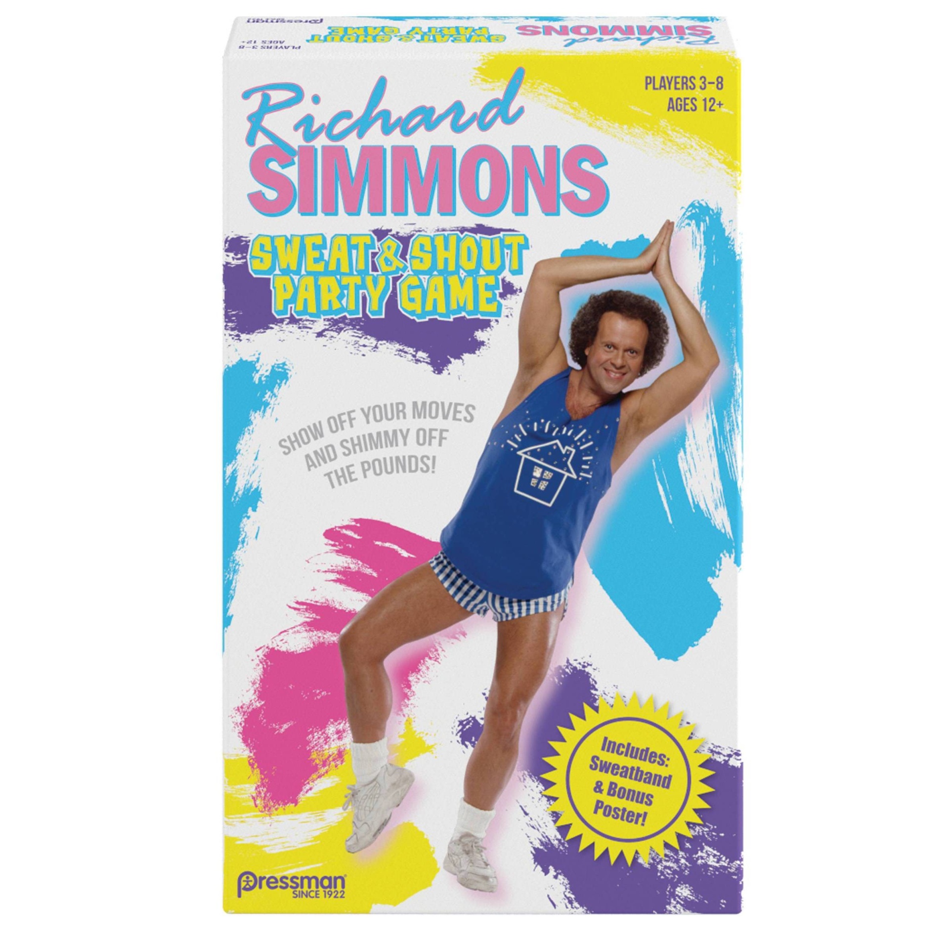 slide 1 of 5, Pressman Richard Simmons: Sweat & Shout Party Game, 1 ct