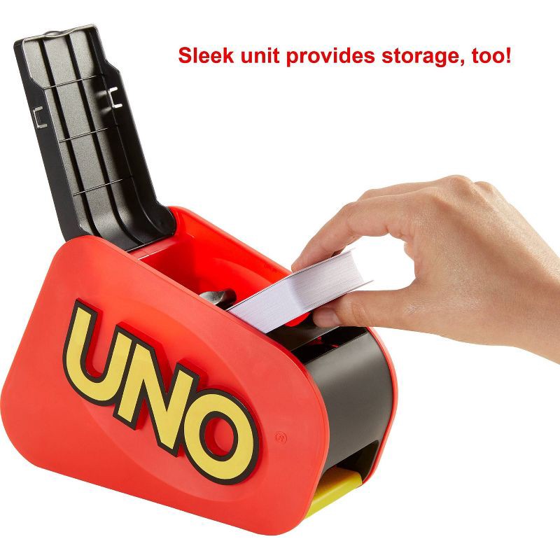 slide 3 of 6, UNO Attack Card Game, Gifts for Kids and Family Night, Card Launcher, 1 ct