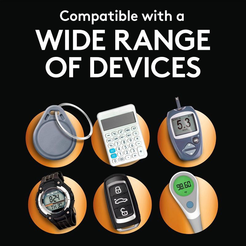 slide 8 of 9, Duracell 2016 Batteries Lithium Coin Button - 2 Pack - Specialty Battery w/ Bitterant Technology: Single-Use, 3V, 2 ct