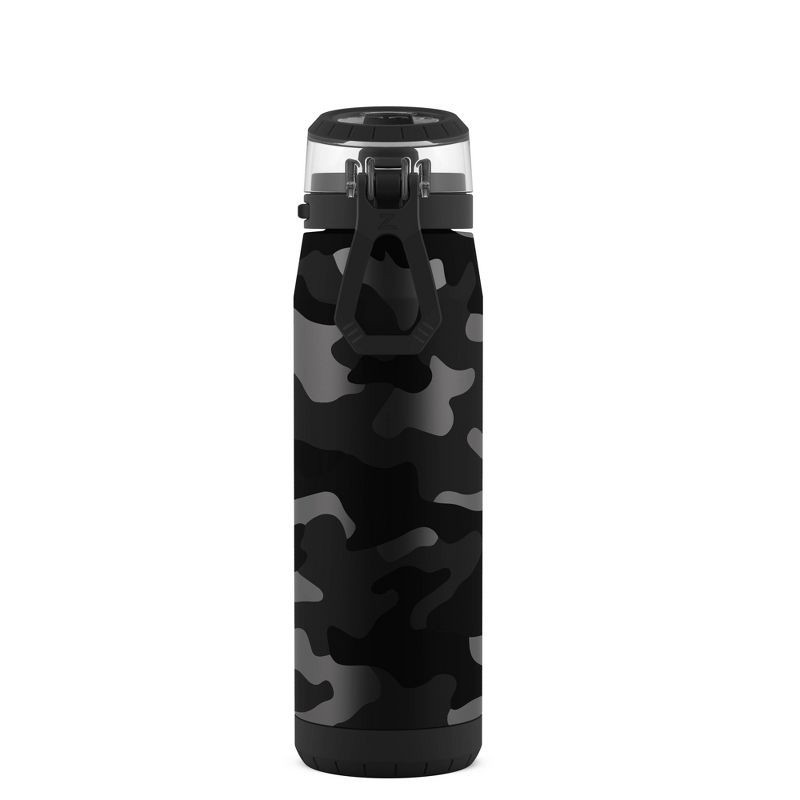 slide 3 of 3, Zulu Swift 20oz Stainless Steel Water Bottle - Camo Black, 20 oz