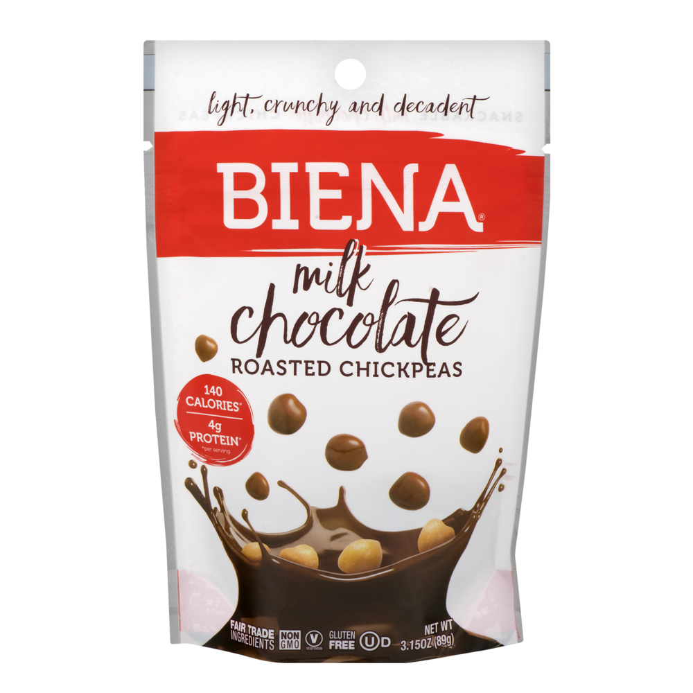 slide 1 of 1, Biena Chickpea Milk Chocolate, 3.15 oz