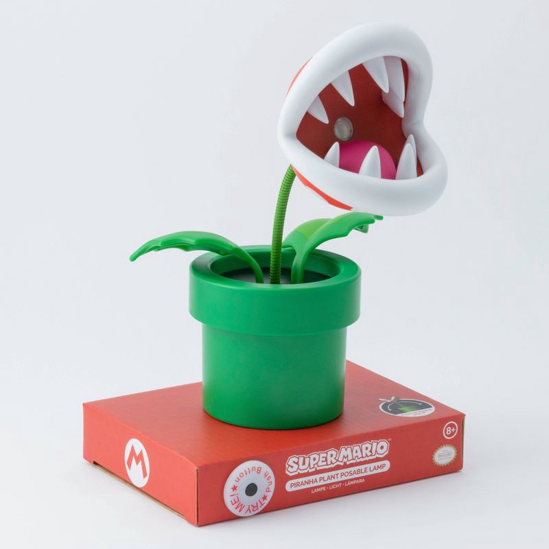 slide 2 of 4, Nintendo LED Collectible Light - Mini Piranha Plant, 1 ct