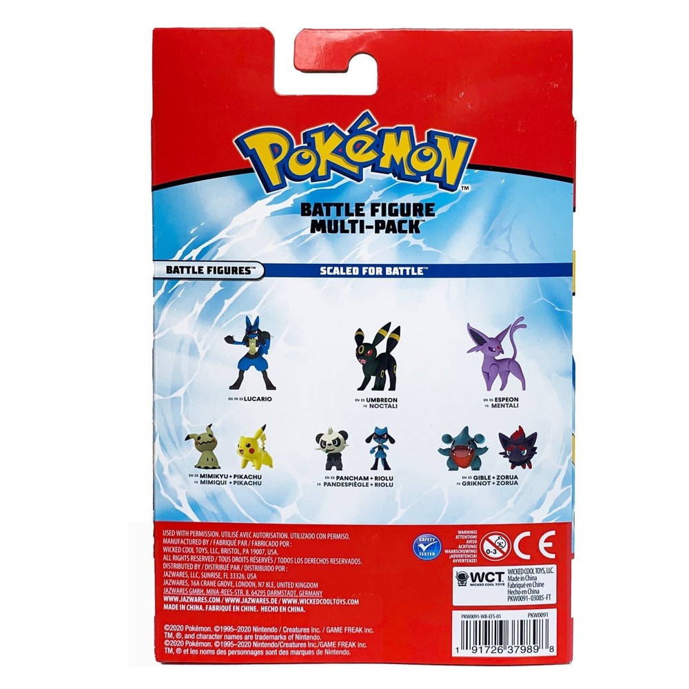 slide 2 of 3, Pokemon Battle Figure, 4 ct