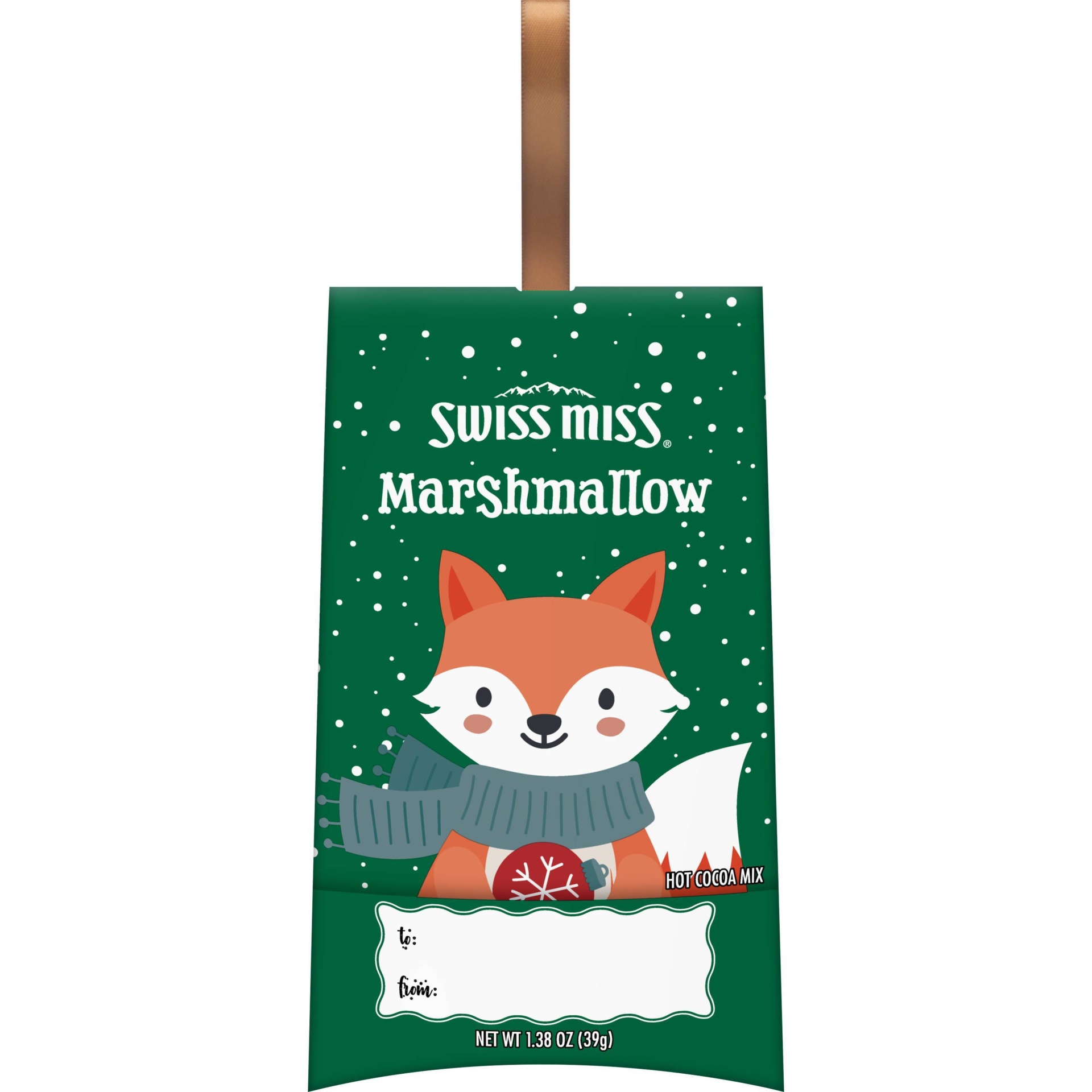 slide 1 of 4, Swiss Miss Holiday Mini Marshmallow Ornament, 1.38 oz