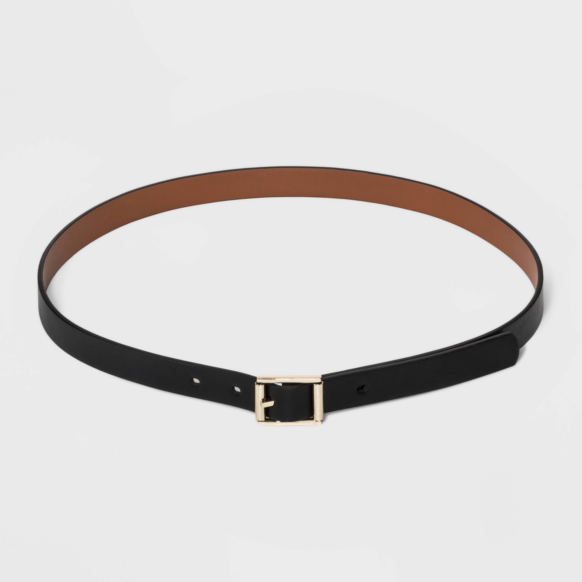 slide 1 of 3, Women's Reversible Belt - A New Day Black/Cognac XXL, 8 ct