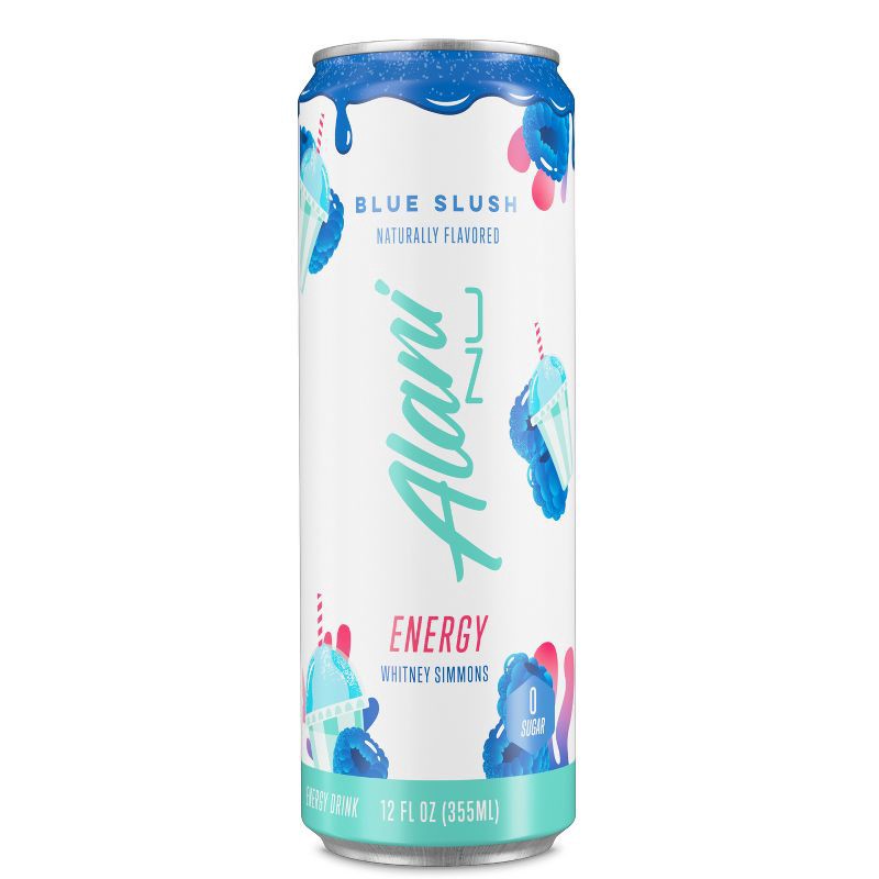 slide 4 of 4, Alani Nu Alani Blue Slush Energy Drink - 12 fl oz Can, 12 fl oz