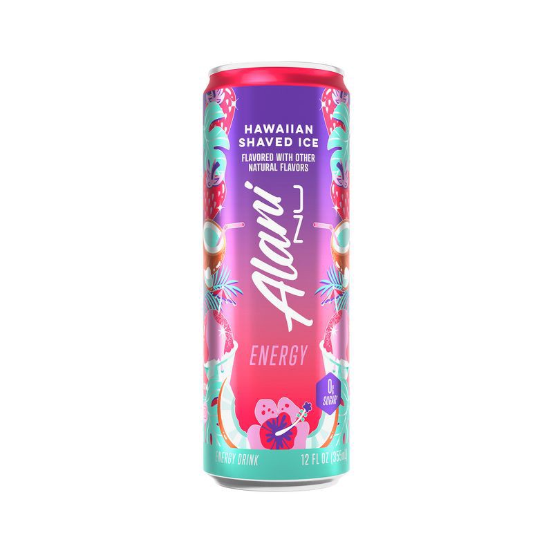 slide 1 of 6, Alani Nu Alani Hawaiian Shaved Ice Energy Drink - 12 fl oz Can, 12 fl oz