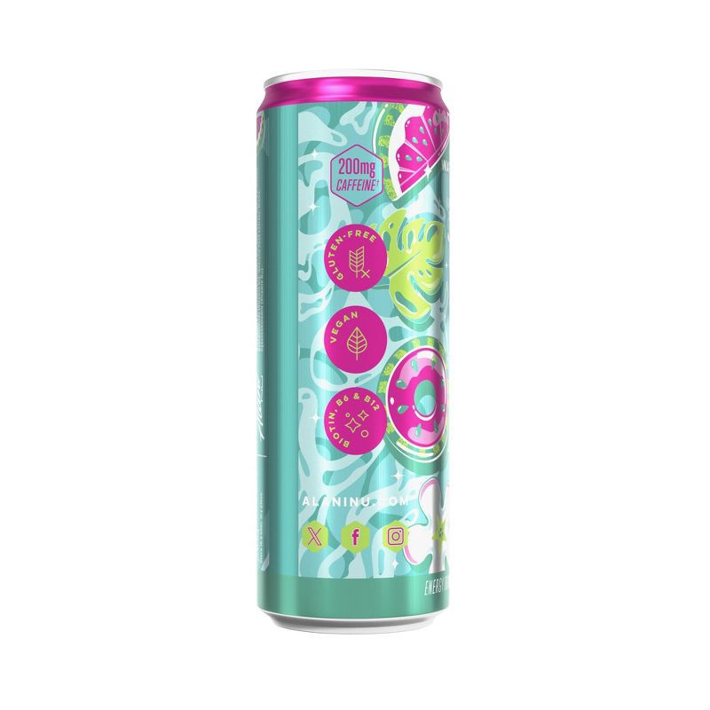 slide 2 of 4, Alani Nu Alani Watermelon Energy Drink -12 fl oz Can, 12 fl oz
