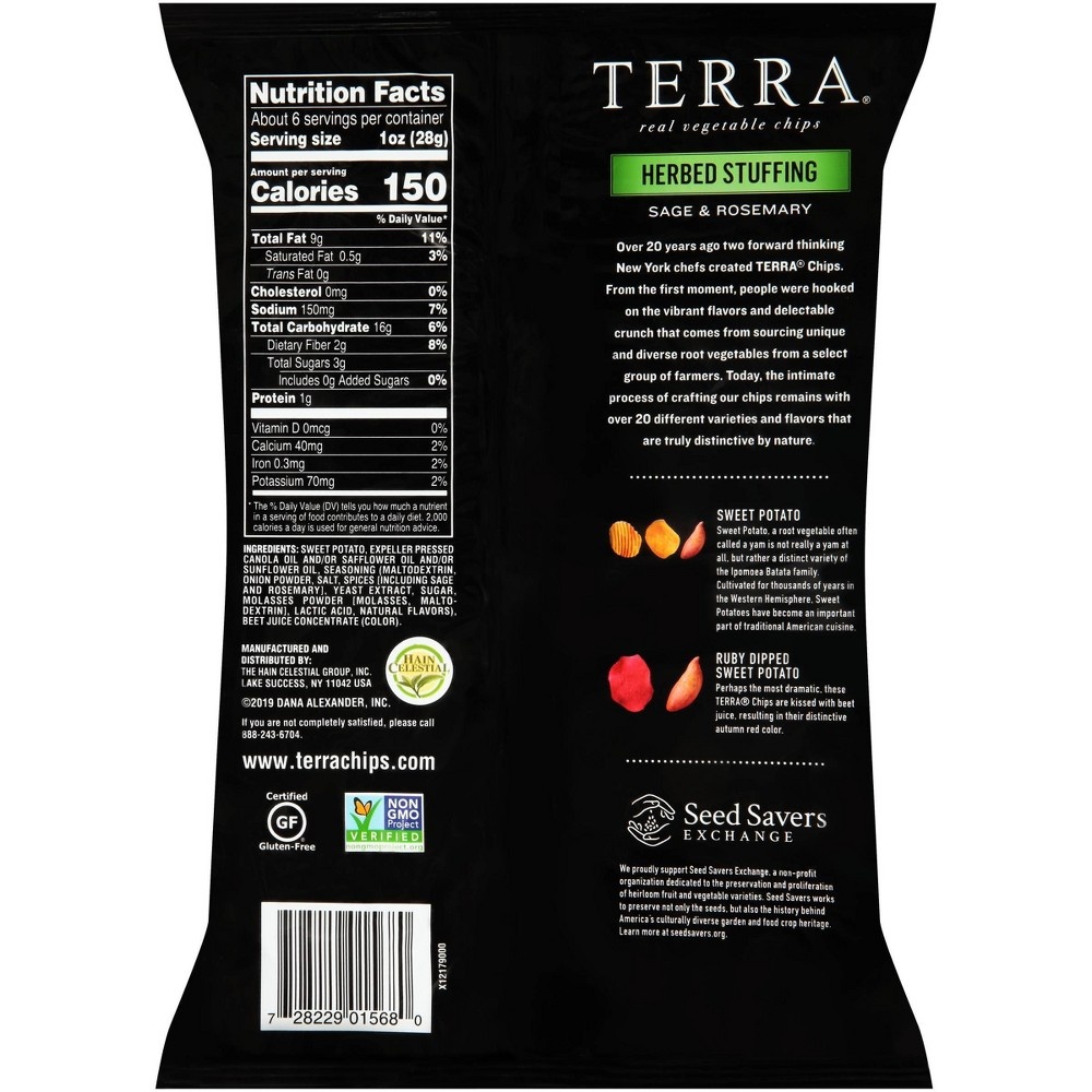 slide 2 of 3, Terra Herbed Stuffing Chips, 5.75 oz