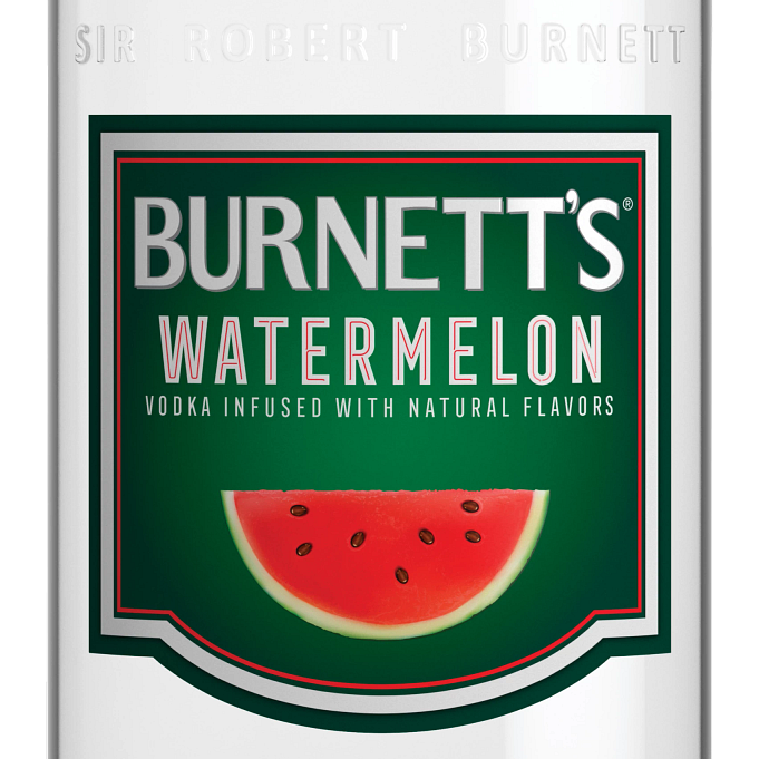 slide 2 of 2, Burnett's Watermelon Vodka, 750 ml